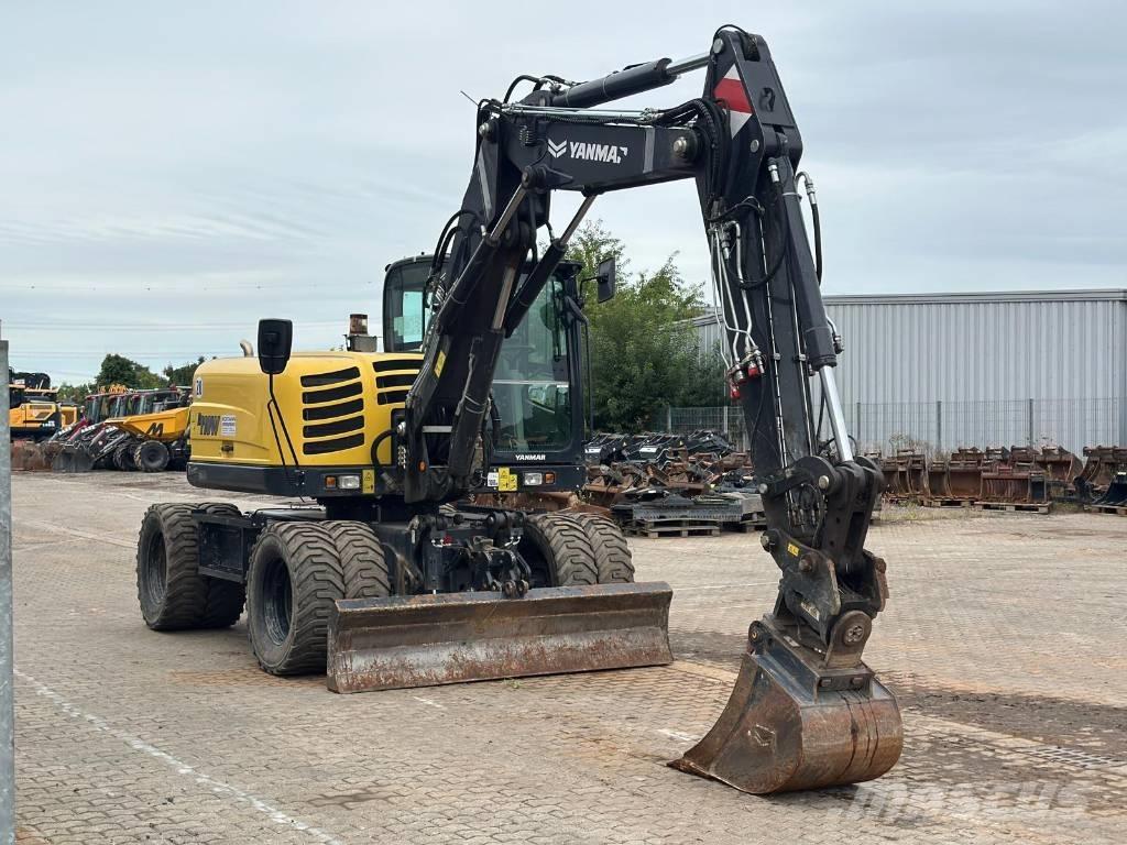 Yanmar B 110 W Lastik tekerli ekskavatörler