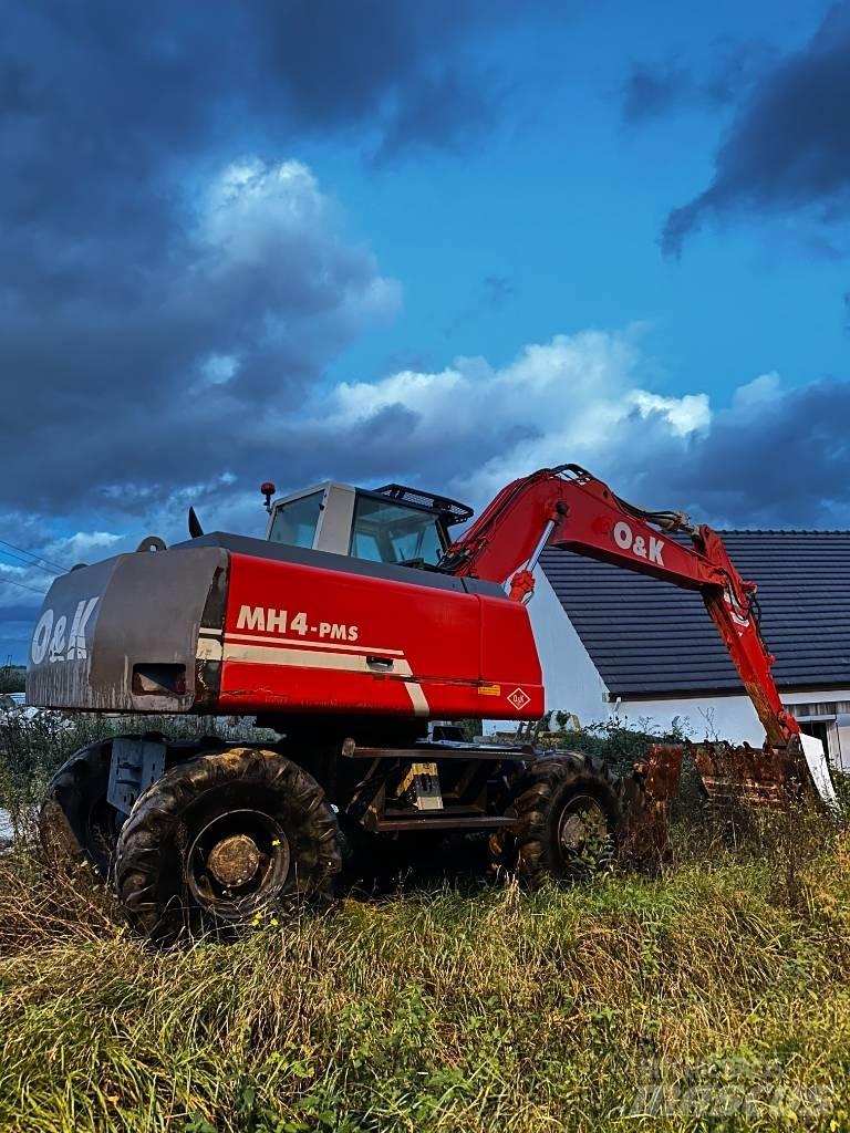 O&K MH 4 PMS Lastik tekerli ekskavatörler