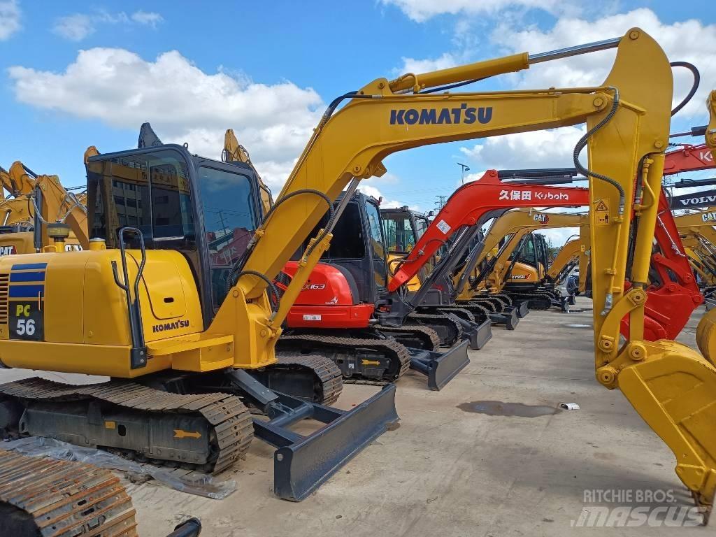 Komatsu PC 56 Mini ekskavatörler, 7 tona dek