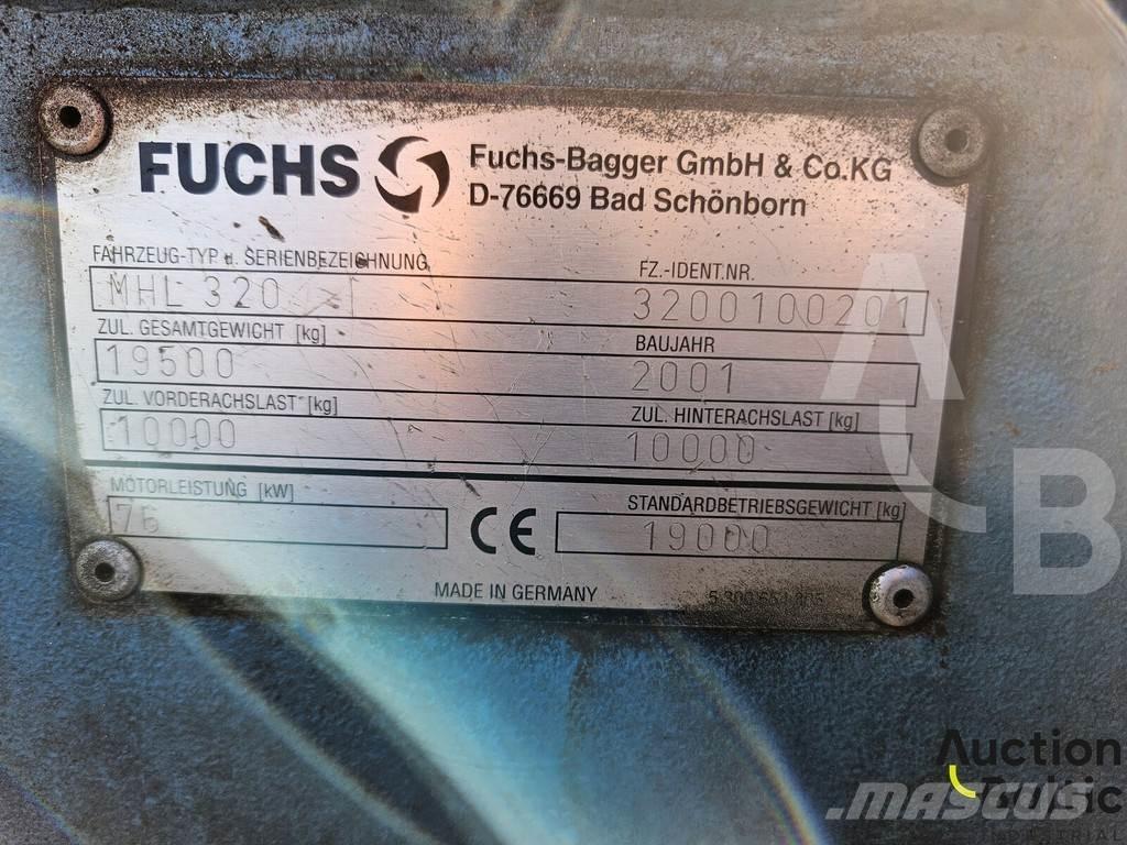 Fuchs MHL 320 Lastik tekerli ekskavatörler