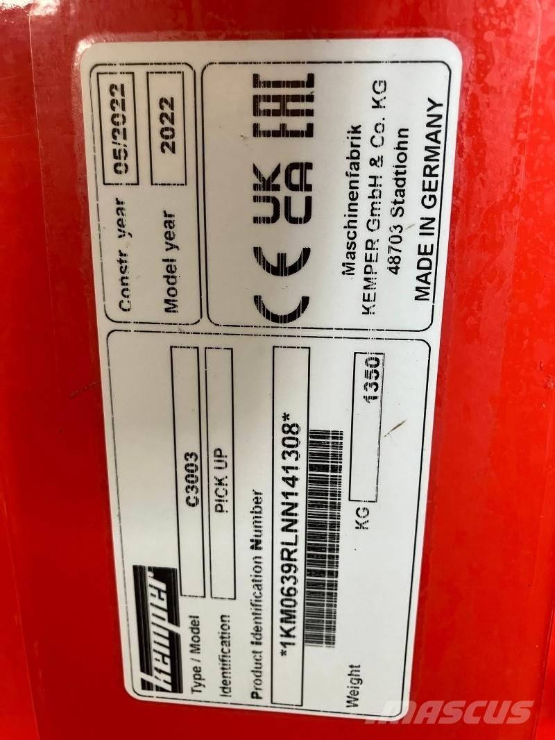 Kemper C3003 Ot, samanlık ve yem makinesi aksesuarları