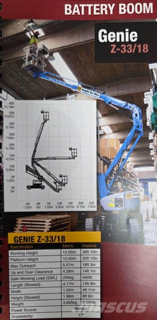 Genie Z 33/18 Körüklü personel platformları