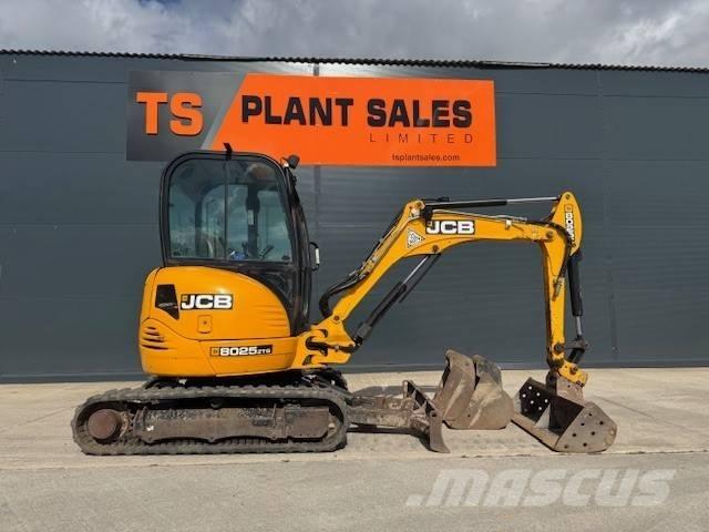 JCB 8025 ZTS Mini ekskavatörler, 7 tona dek