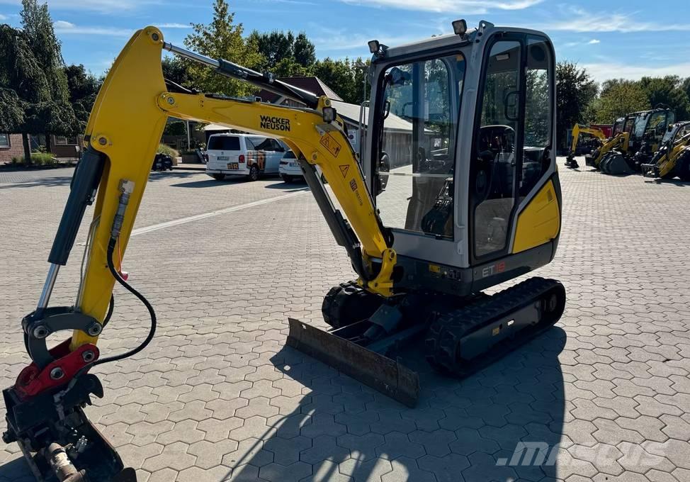 Wacker Neuson ET 18 Paletli ekskavatörler