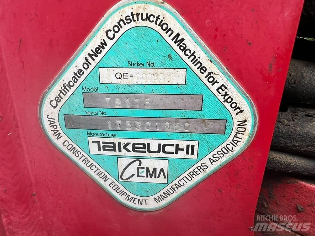 Takeuchi TB 175 Midi ekskavatörler 7 - 12 t