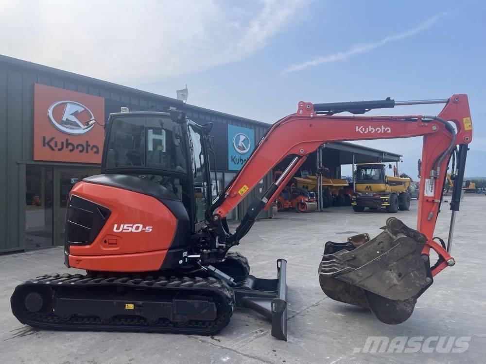 Kubota U 50-5 Mini ekskavatörler, 7 tona dek