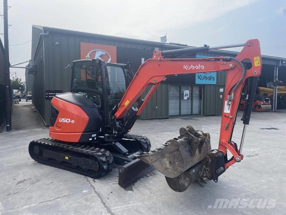 Kubota U 50-5 Mini ekskavatörler, 7 tona dek