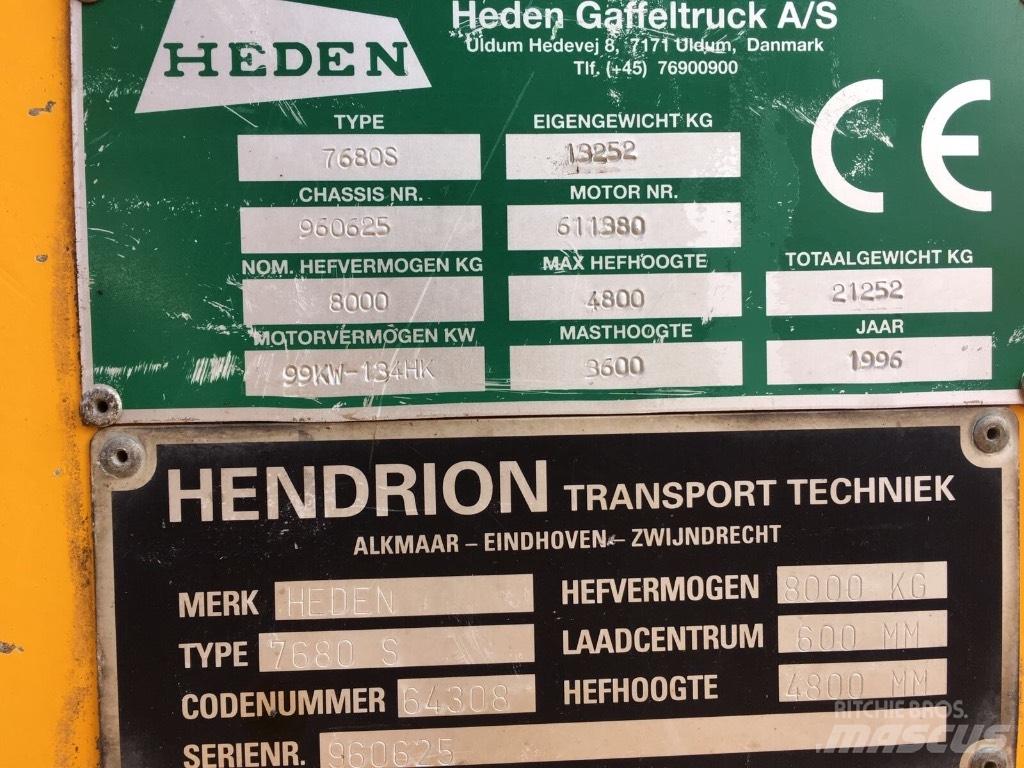 Heden 7680S Dizel forkliftler