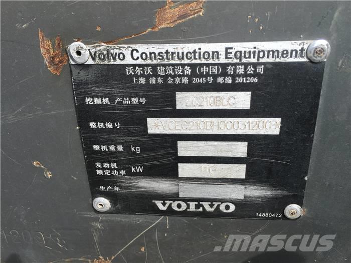 Volvo EC 210 B LC Paletli ekskavatörler