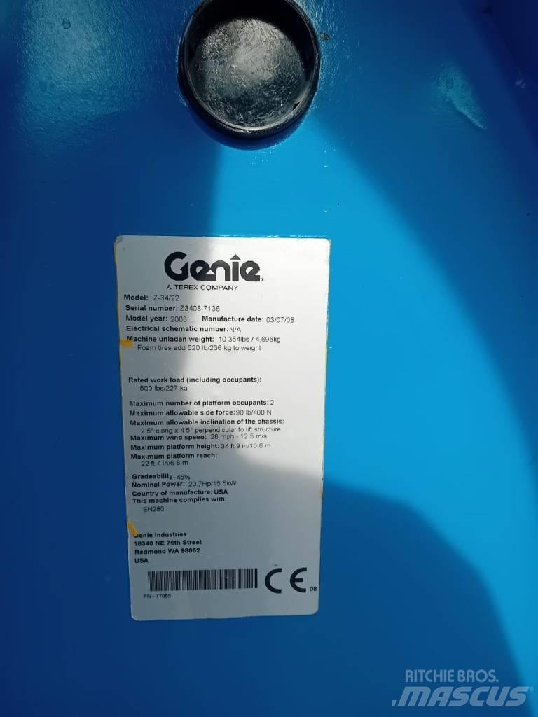 Genie Z 34/22 N Körüklü personel platformları