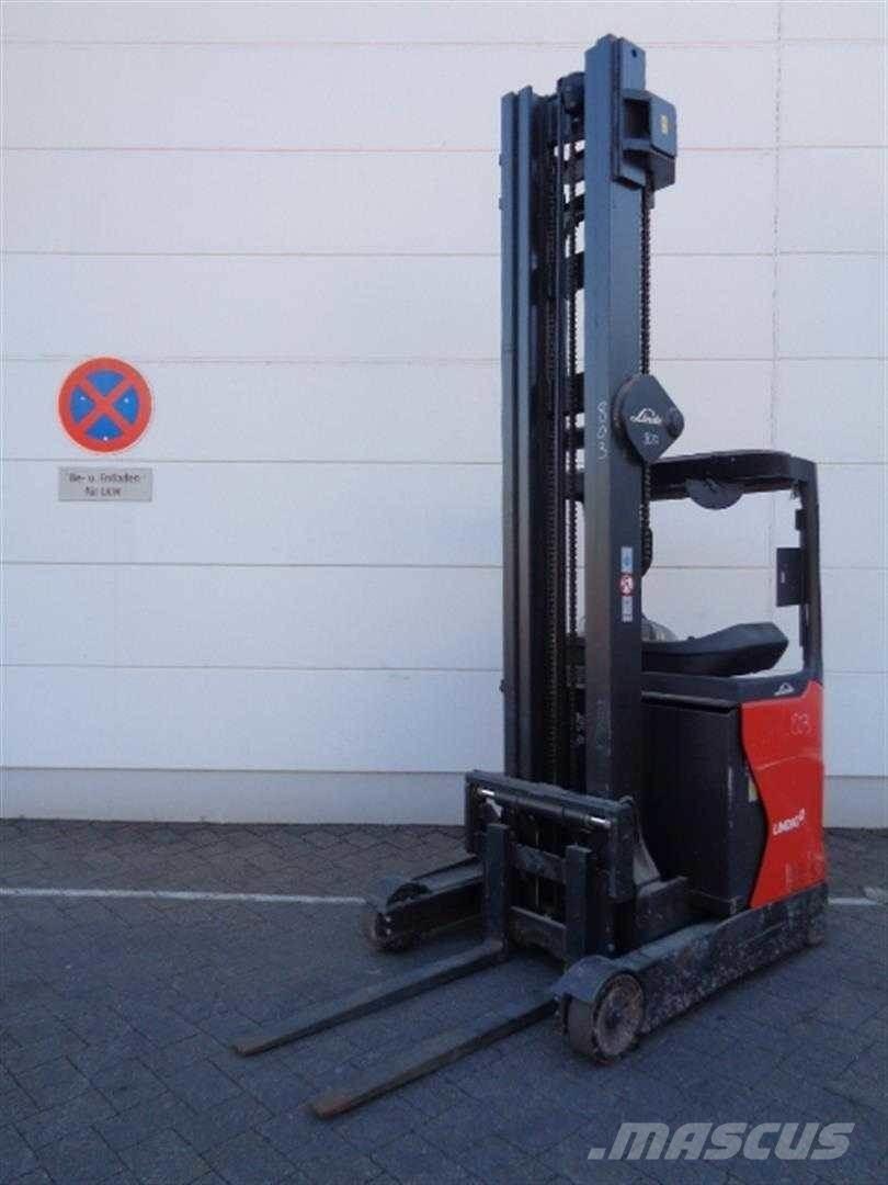Linde R14HD Reach truck - depo içi istif araçları