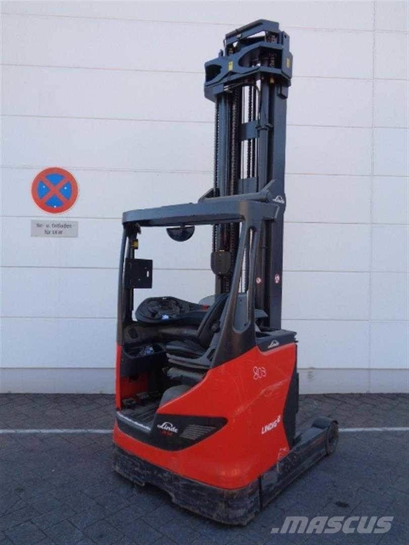 Linde R14HD Reach truck - depo içi istif araçları