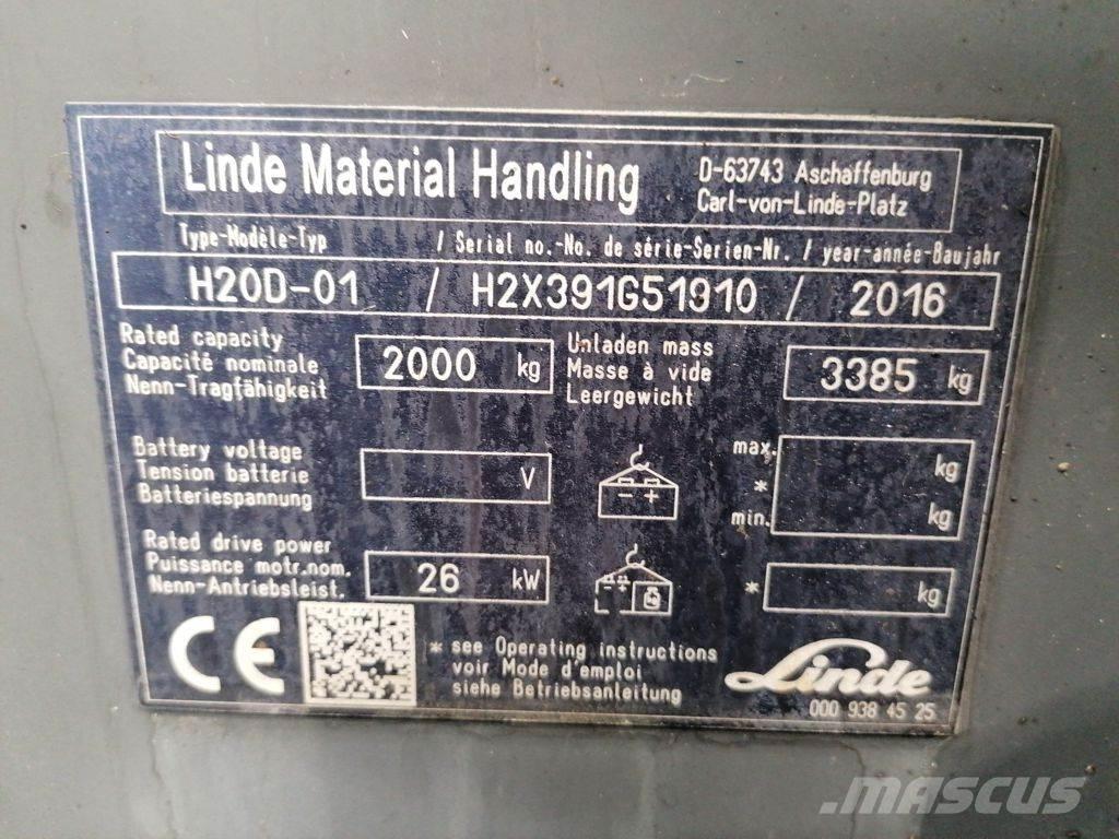 Linde H20D-01 Dizel forkliftler