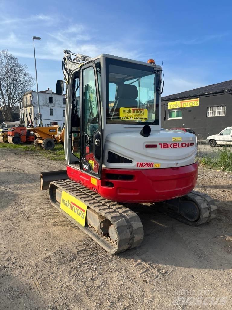Takeuchi TB260 Mini ekskavatörler, 7 tona dek