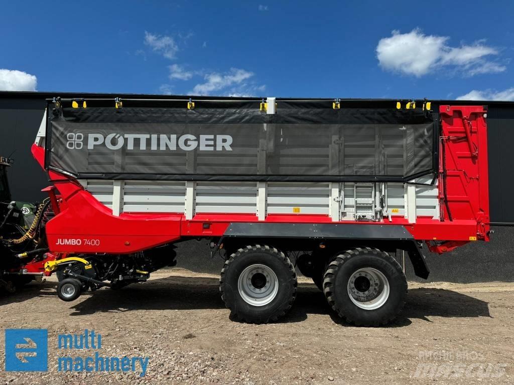 Pöttinger Jumbo 7400 Kendi yükler römorklar