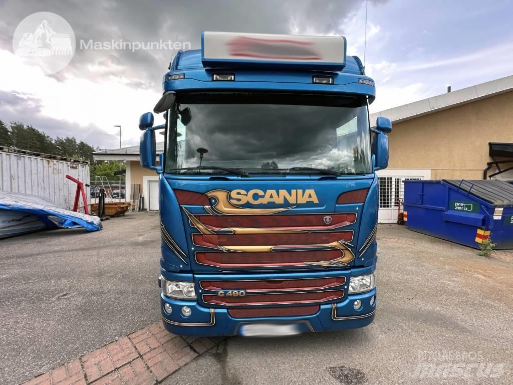 Scania G 490 Araç üzeri vinçler
