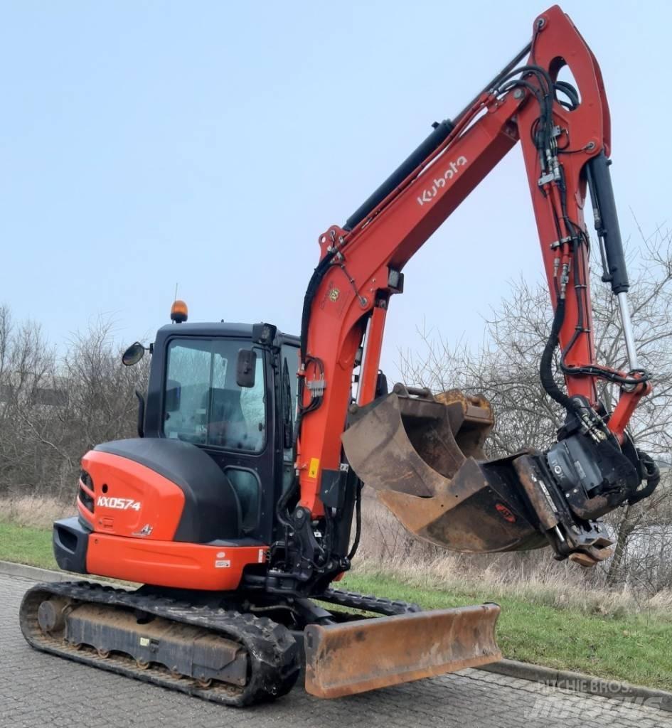 Kubota KX057-4 Mini ekskavatörler, 7 tona dek