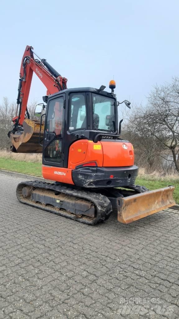 Kubota KX057-4 Mini ekskavatörler, 7 tona dek