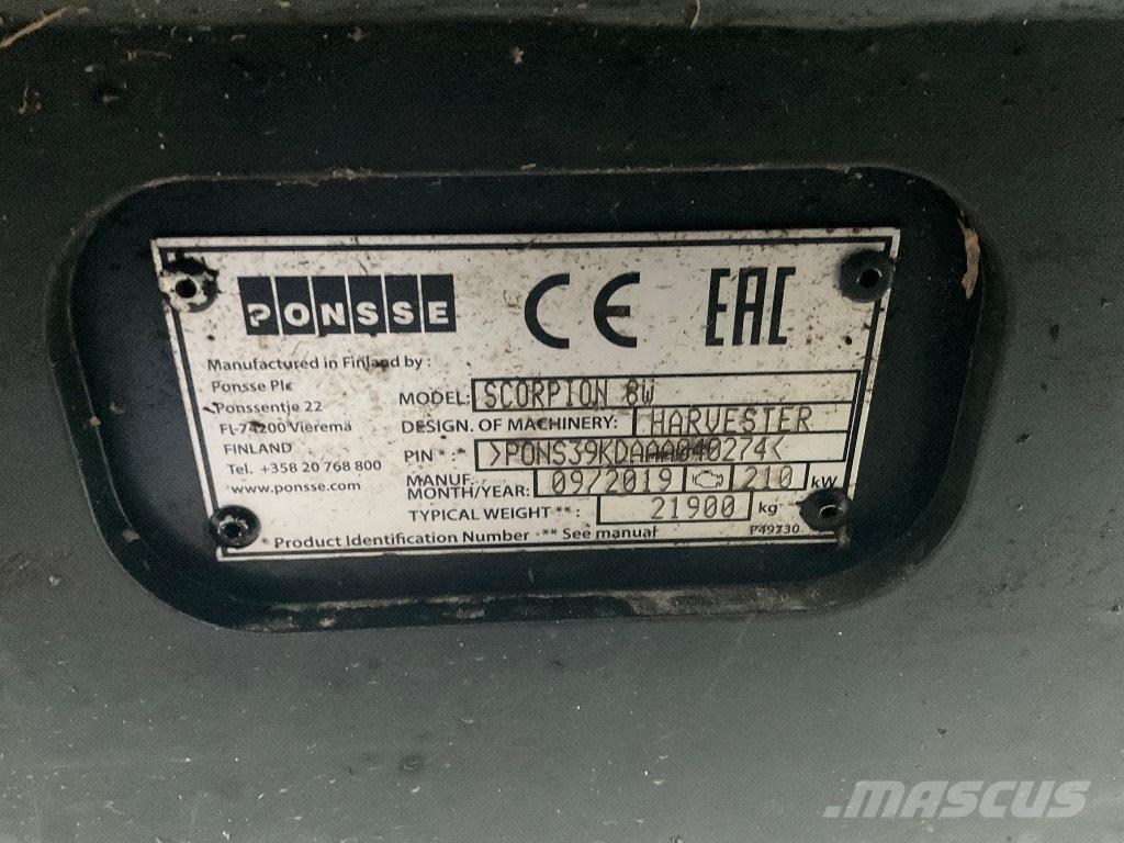 Ponsse Scorpion Biçerdöverler