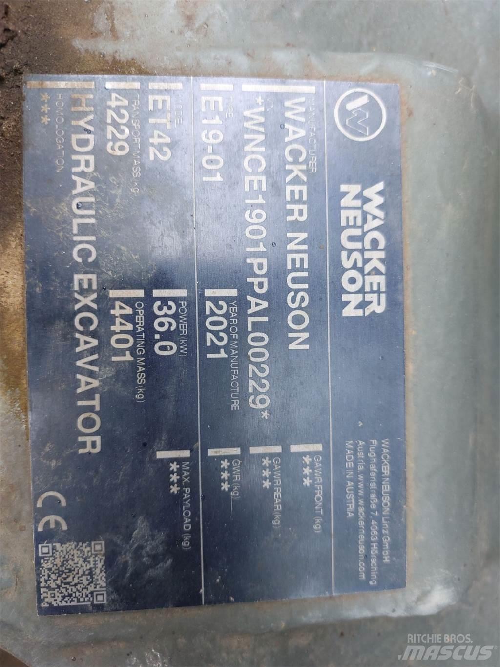 Wacker Neuson ET42 Paletli ekskavatörler