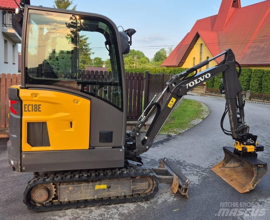 Volvo EC 18 E Mini ekskavatörler, 7 tona dek