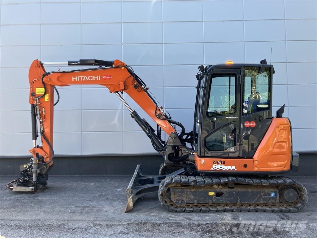 Hitachi ZX 65 USB-6 Mini ekskavatörler, 7 tona dek