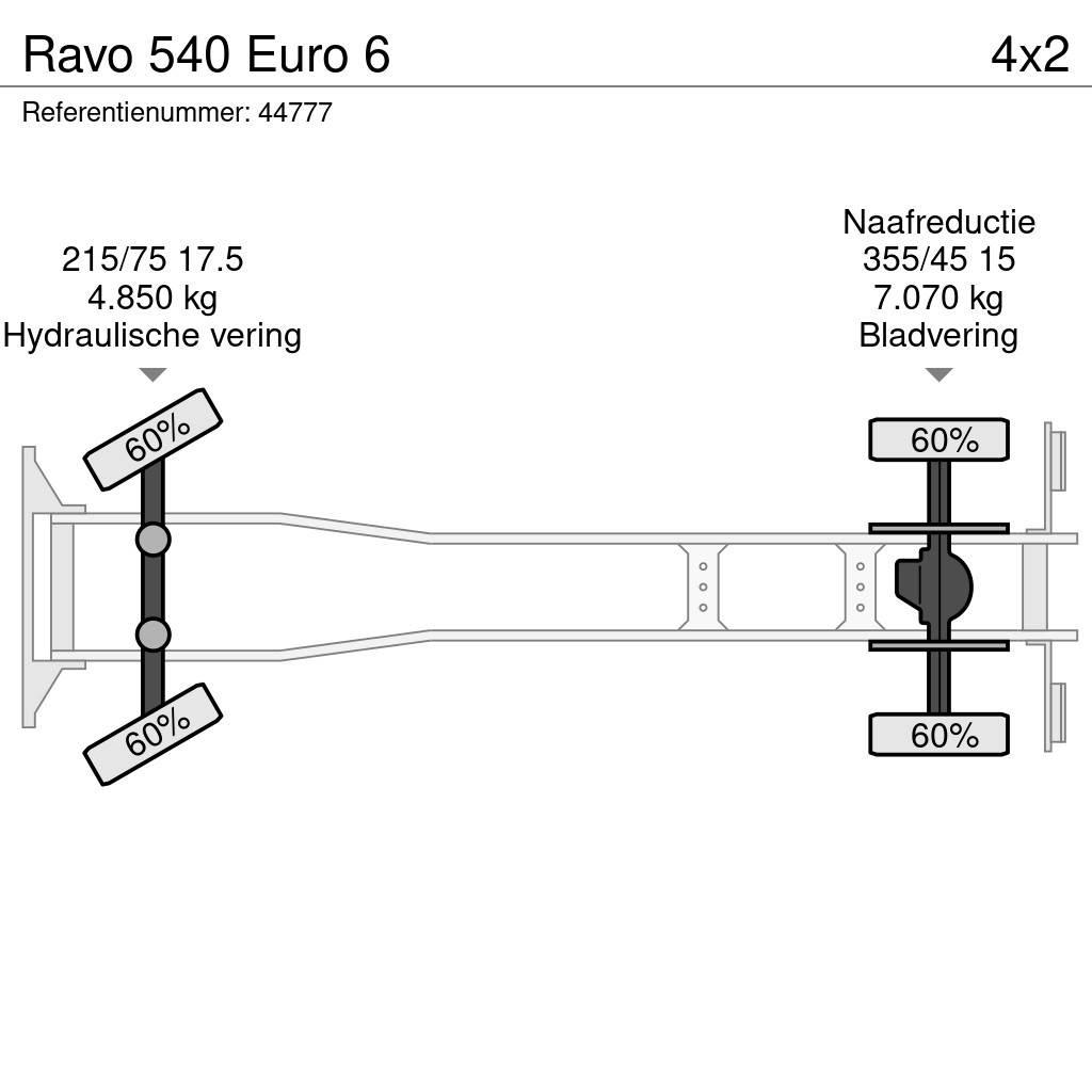 Ravo 540 Euro 6 Süpürme kamyonları