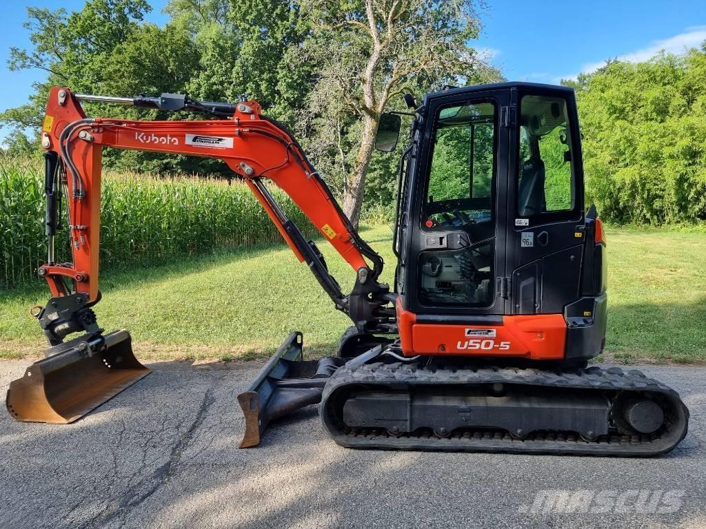 Kubota U 50-5 Mini ekskavatörler, 7 tona dek