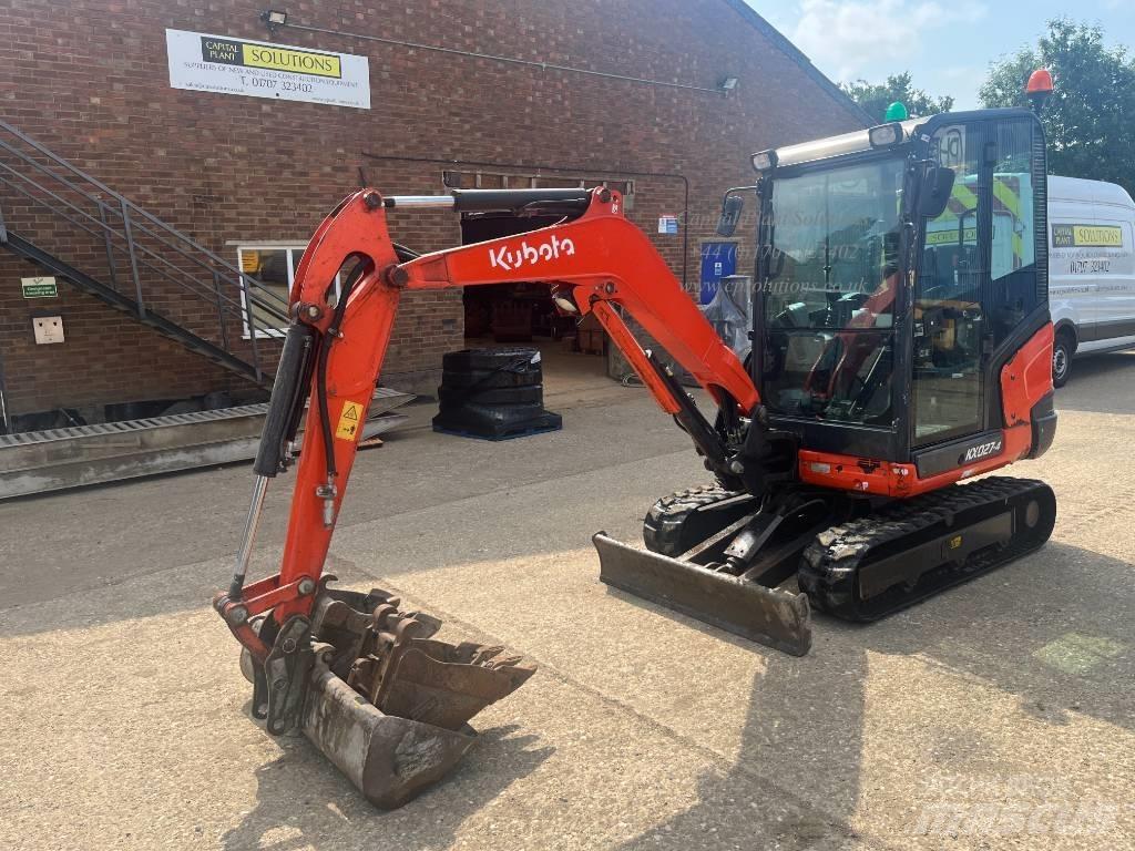 Kubota KX 027-4 Mini ekskavatörler, 7 tona dek