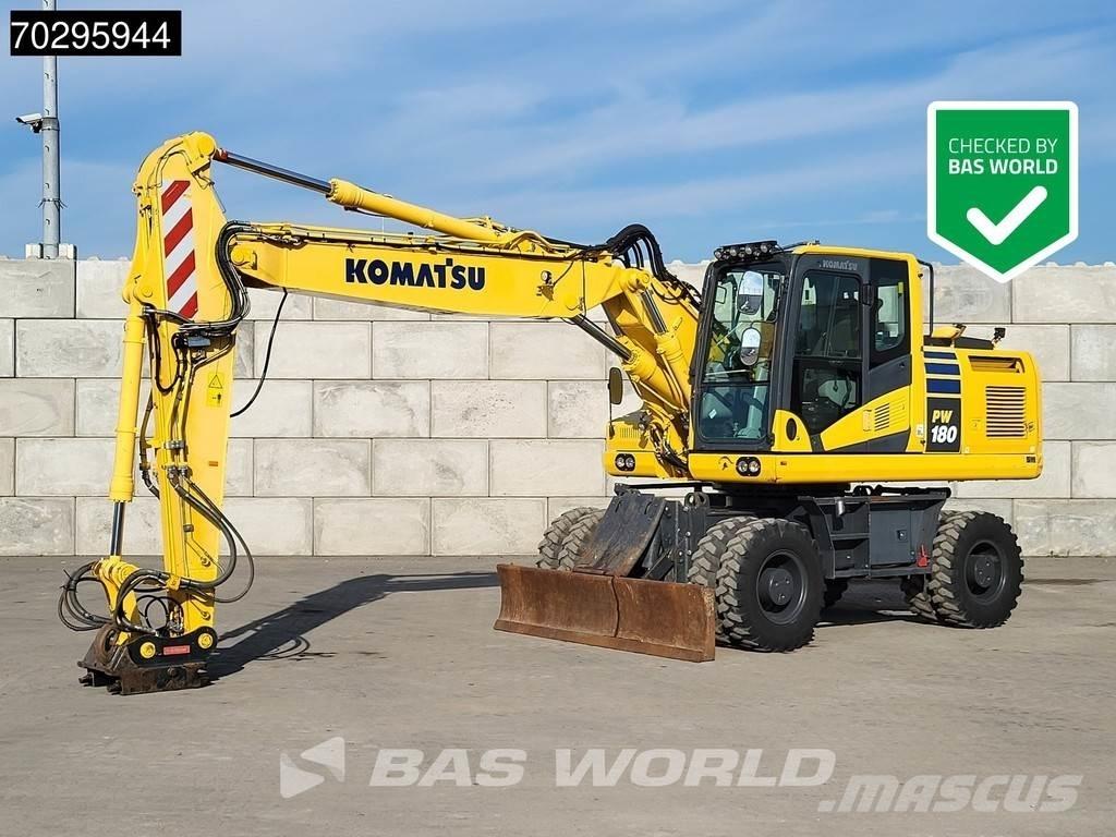 Komatsu PW180 -11 Lastik tekerli ekskavatörler
