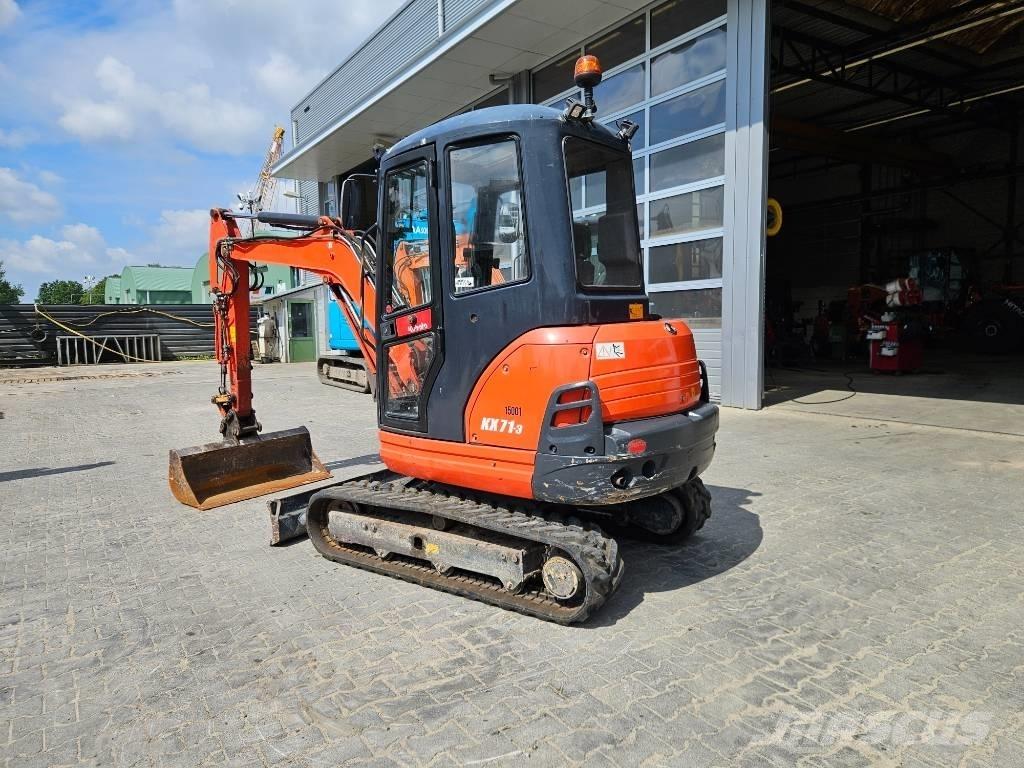 Kubota KX71-3 Mini ekskavatörler, 7 tona dek
