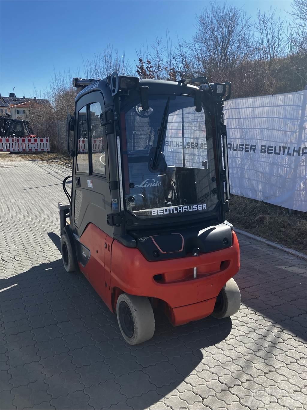 Linde E20PL Elektrikli forkliftler