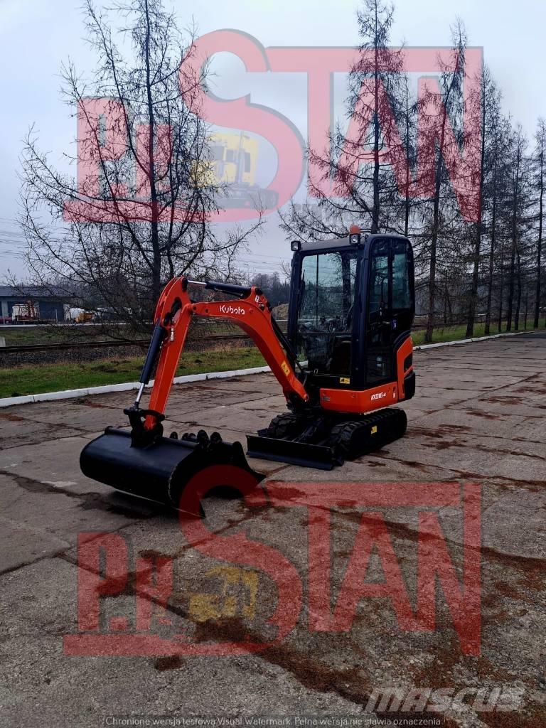 Kubota KX016-4 Mini ekskavatörler, 7 tona dek