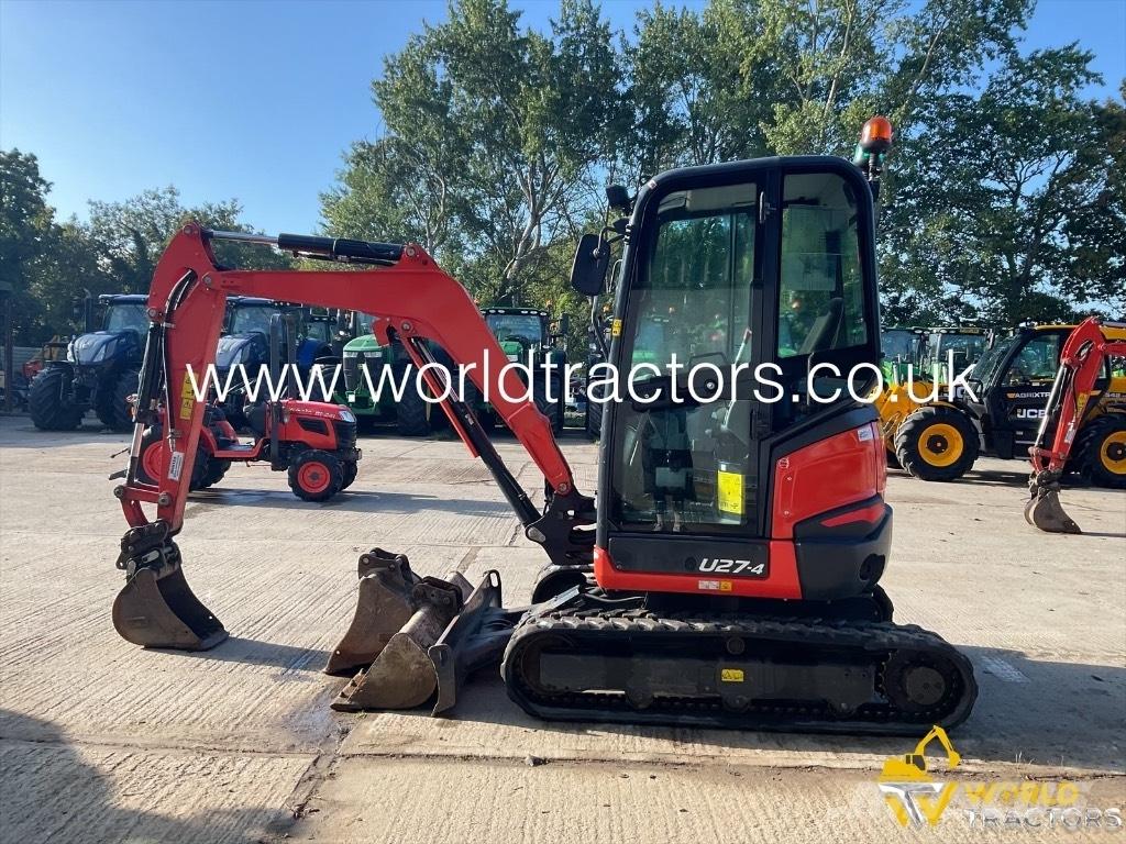 Kubota U 27-4 Mini ekskavatörler, 7 tona dek