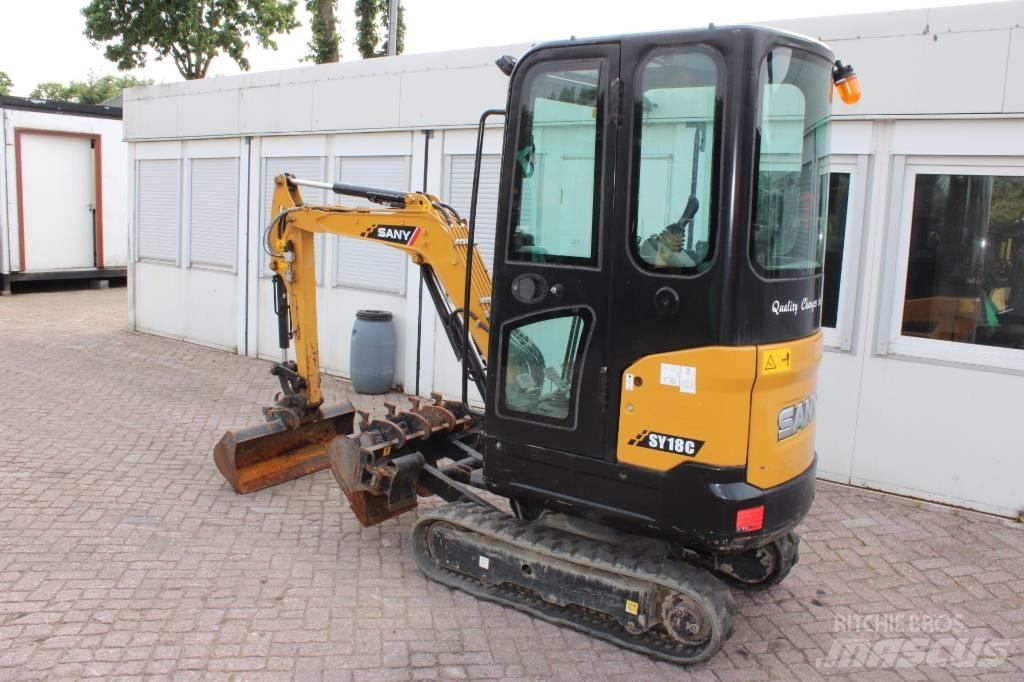 Sany SY 18 C Mini ekskavatörler, 7 tona dek