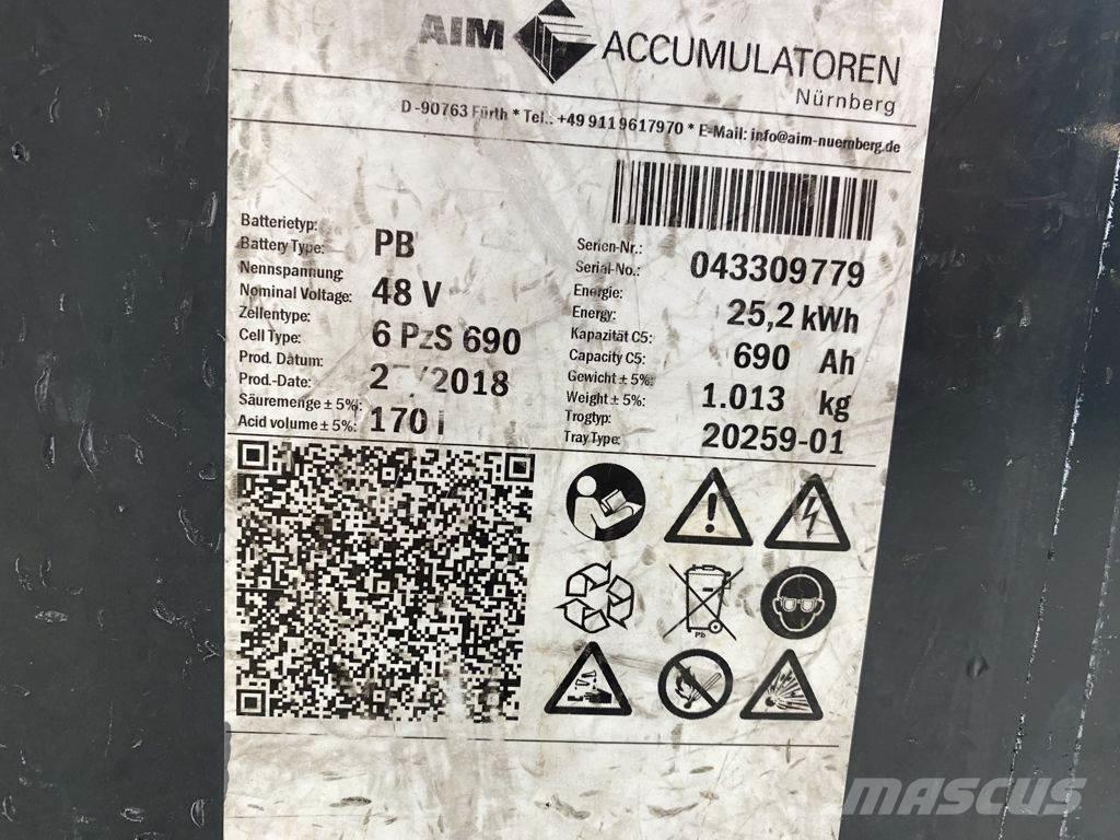 AIM 48V 690Ah Bataryalar