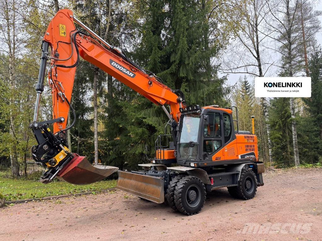 Doosan DX 170 W-5 Lastik tekerli ekskavatörler