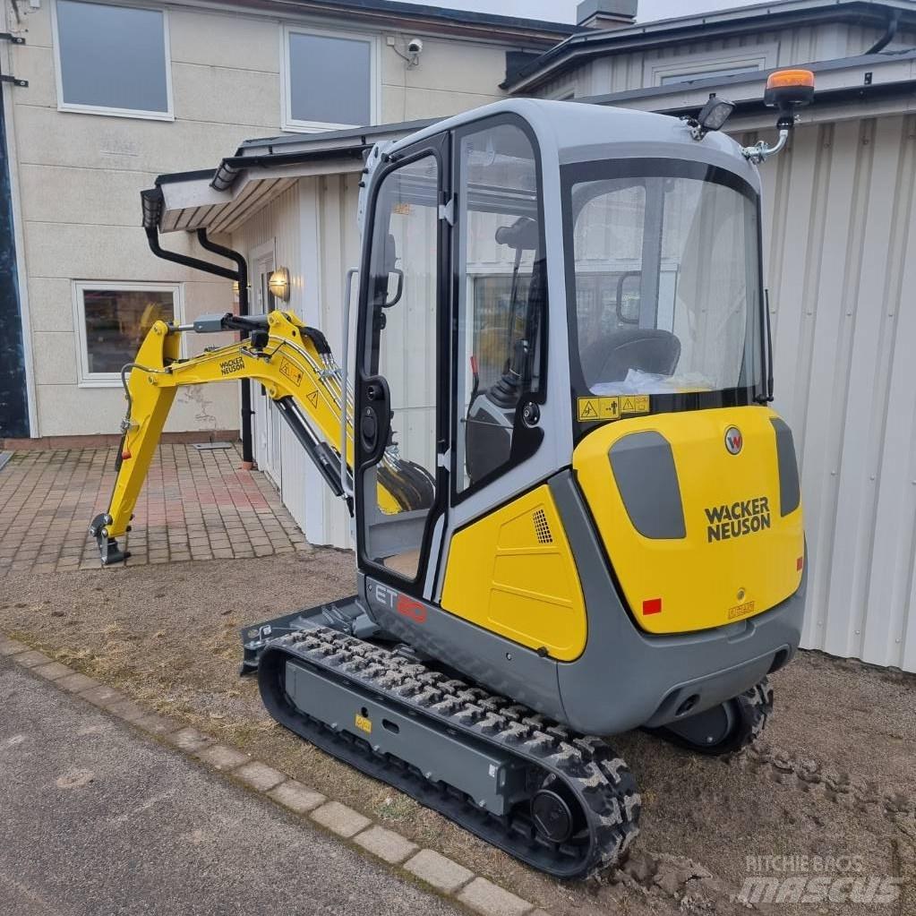 Wacker Neuson ET20 Mini ekskavatörler, 7 tona dek
