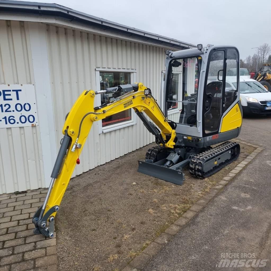 Wacker Neuson ET20 Mini ekskavatörler, 7 tona dek