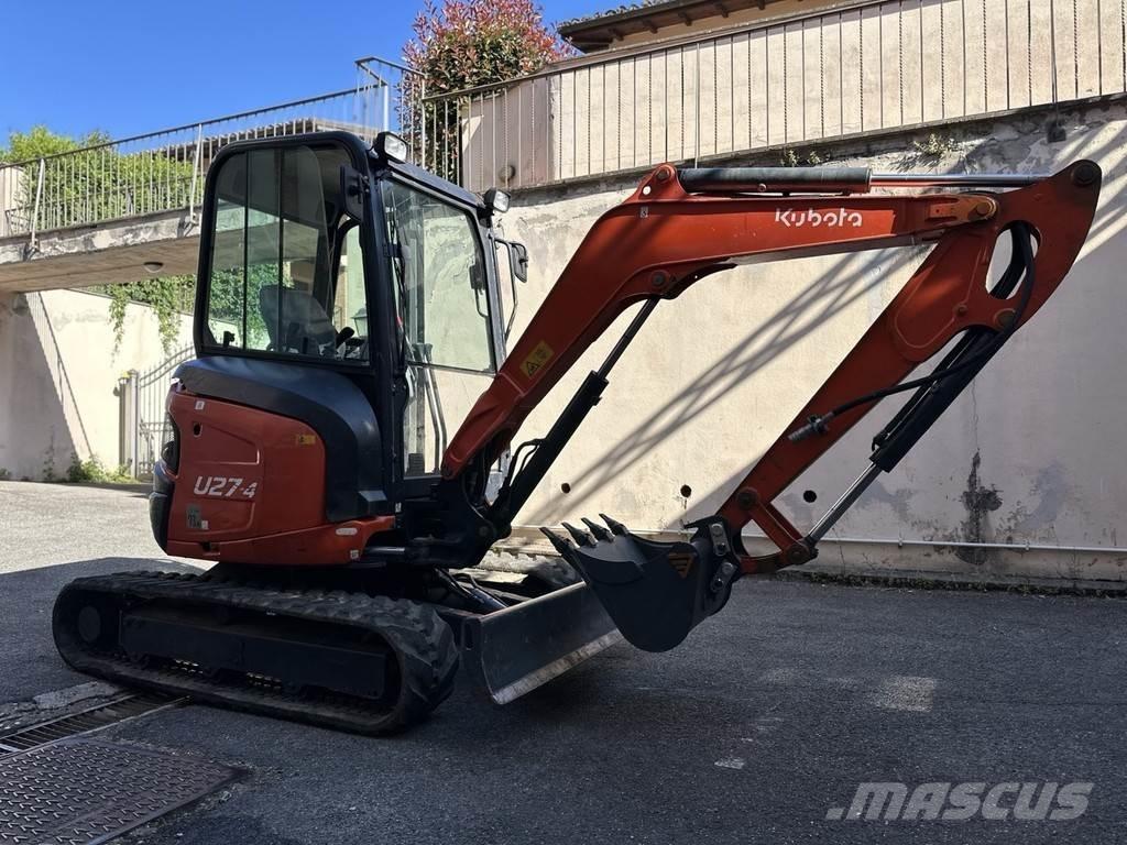 Kubota U27-4 Mini ekskavatörler, 7 tona dek