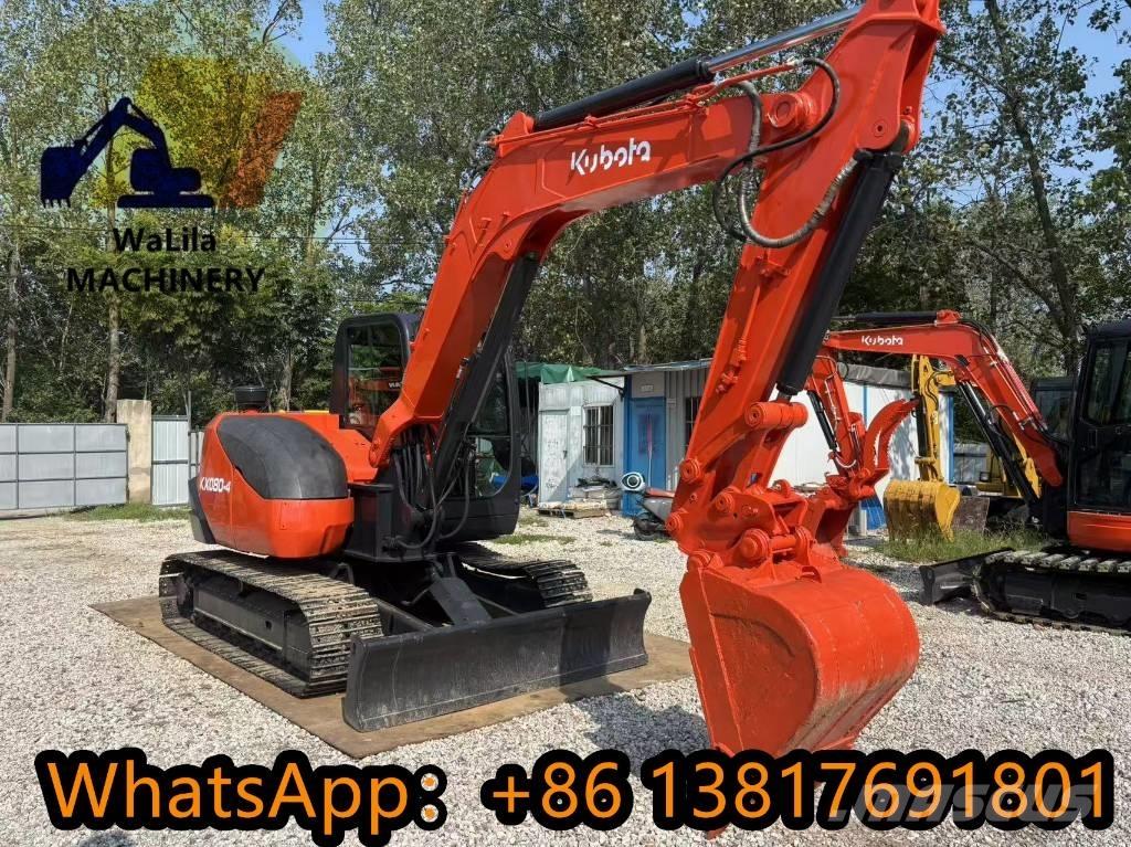 Kubota KX 080-4 Mini ekskavatörler, 7 tona dek