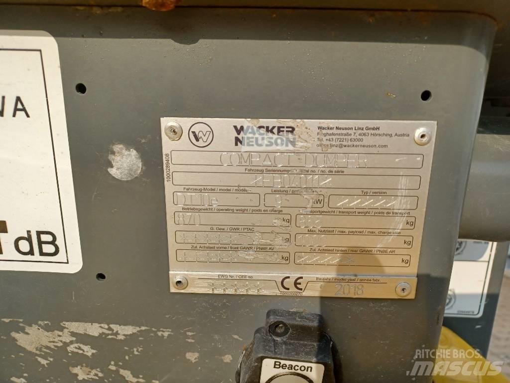 Wacker Neuson DT10e Paletli damperler