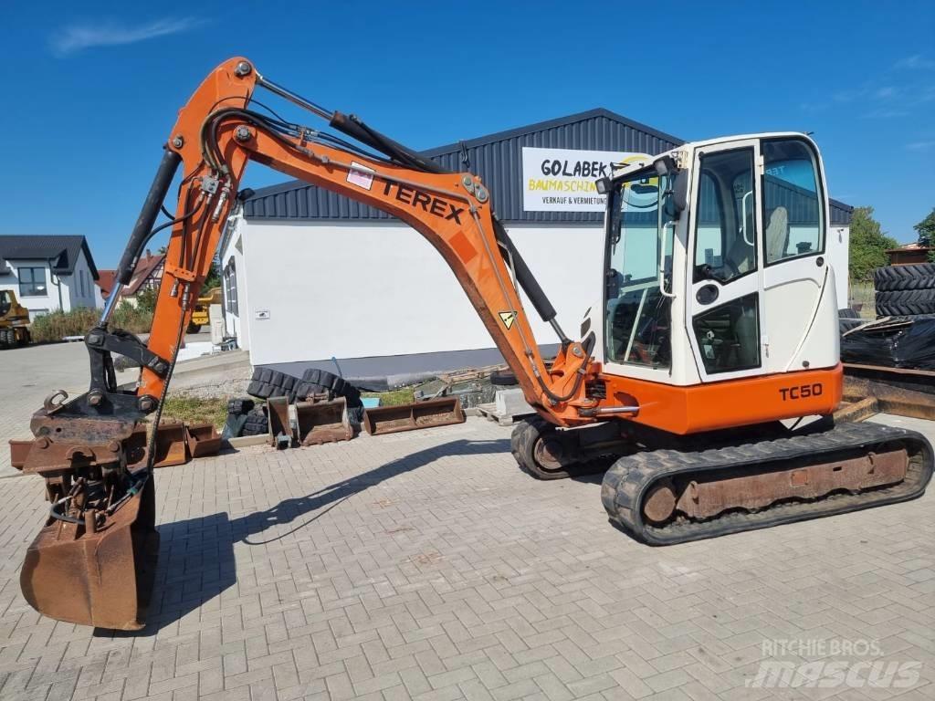 Terex TC 50 Mini ekskavatörler, 7 tona dek
