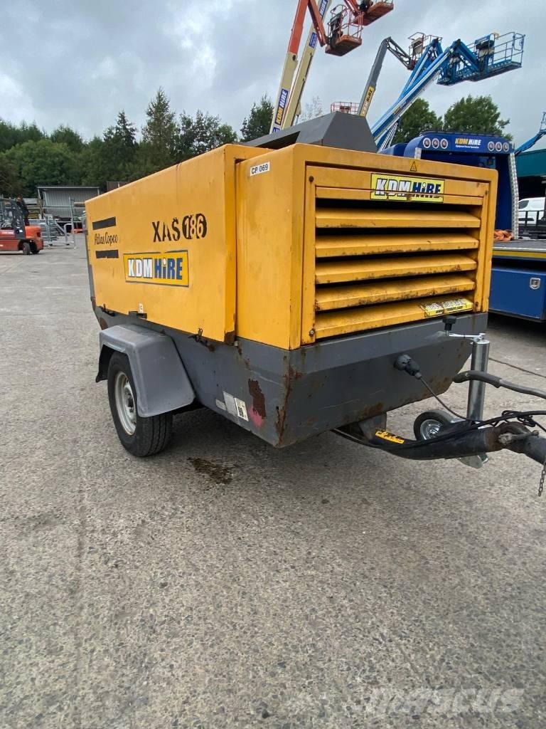 Atlas Copco XAS 186 Kompresörler