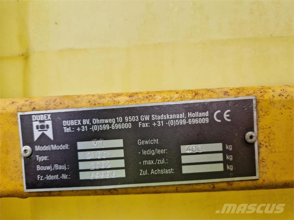 Dubex MODEL 1 Çekilir pülverizatörler