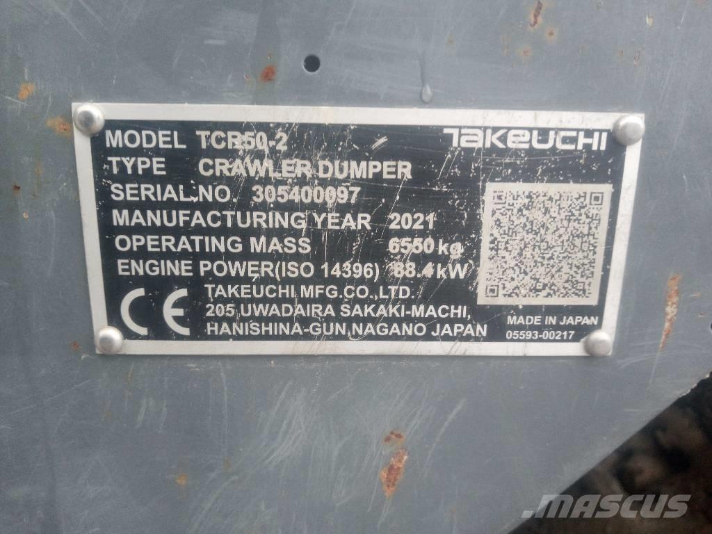 Takeuchi TCR 50-2 Paletli damperler