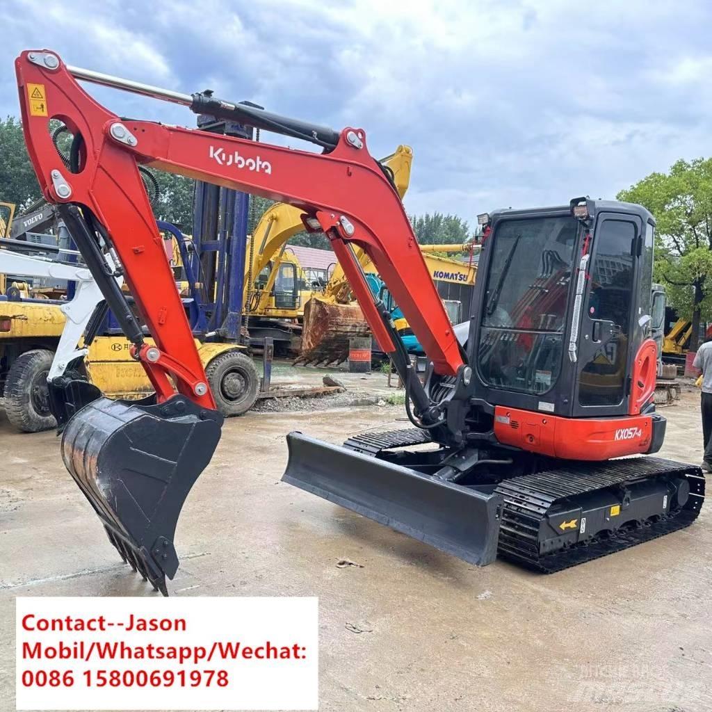Kubota KX 057-4 Mini ekskavatörler, 7 tona dek