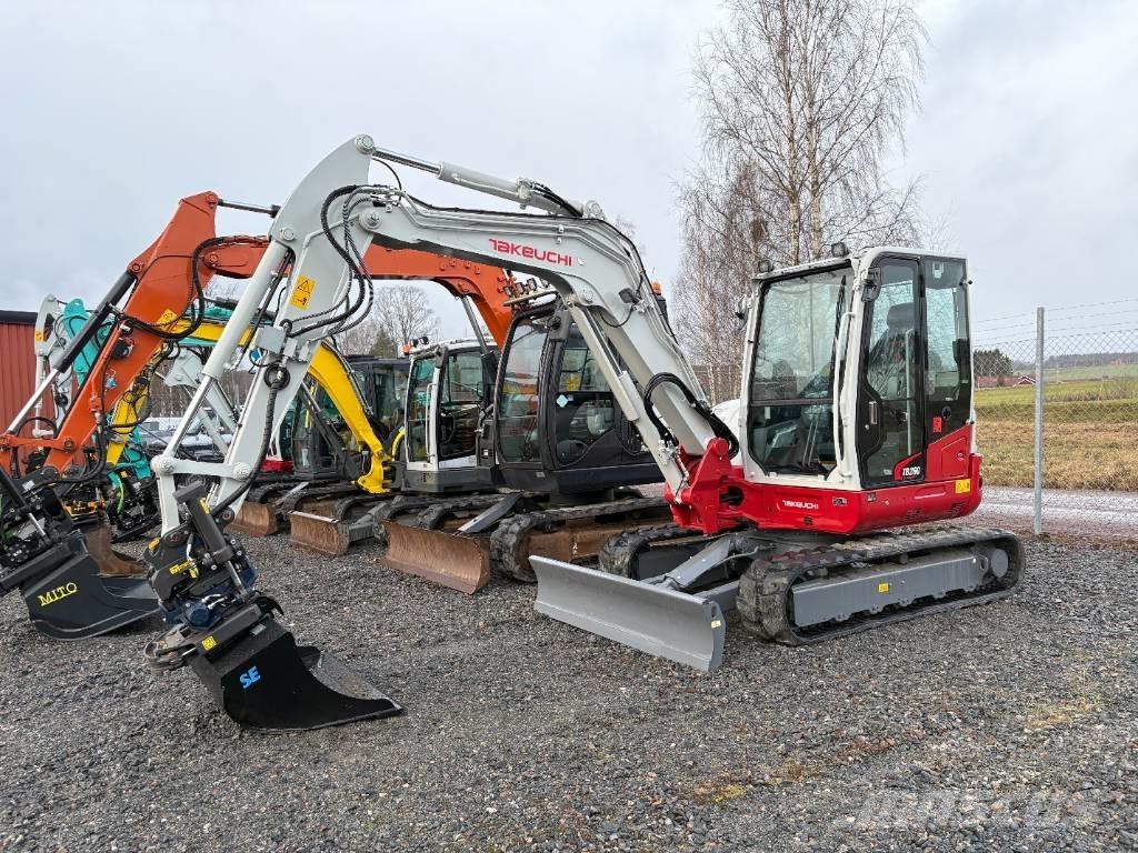 Takeuchi TB260 Mini ekskavatörler, 7 tona dek