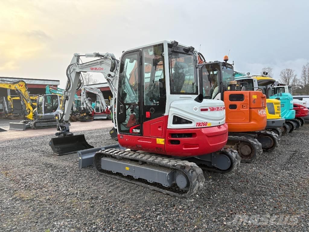 Takeuchi TB260 Mini ekskavatörler, 7 tona dek