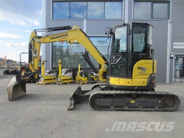Yanmar Vio 50 Mini ekskavatörler, 7 tona dek